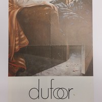 Affiche pour l'exposition Dufoor au Lion blanc , (Tournai) , du 10 au 31 mai 1980.